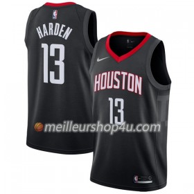 Maillot Basket Homme Houston Rockets James Harden 13 Nike 2017-18 Noir Swingman